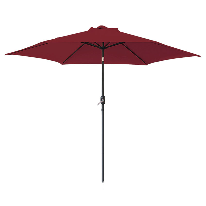 Pruett 3m Traditional Parasol Wine Red