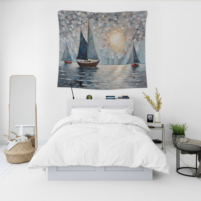 Tapisserie murale, H 80 po x l 68 po x P 0,8 po