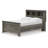 Frandern Full Bookcase Panel Bed With Storage