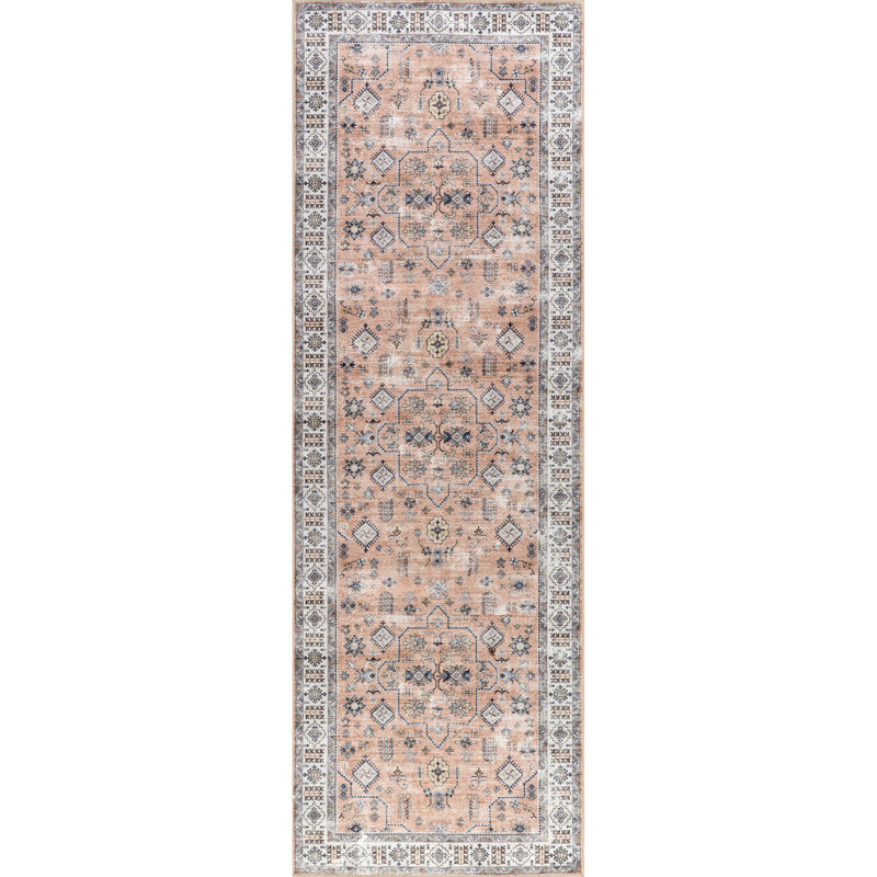 Tapis Darci-Rose avec SplashGuard, Tapis de couloir 2 pi 6 po x 8 pi