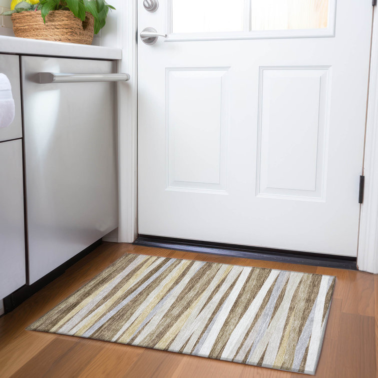 Premium Machine Washable Natoma AMF997 Stripes Rug