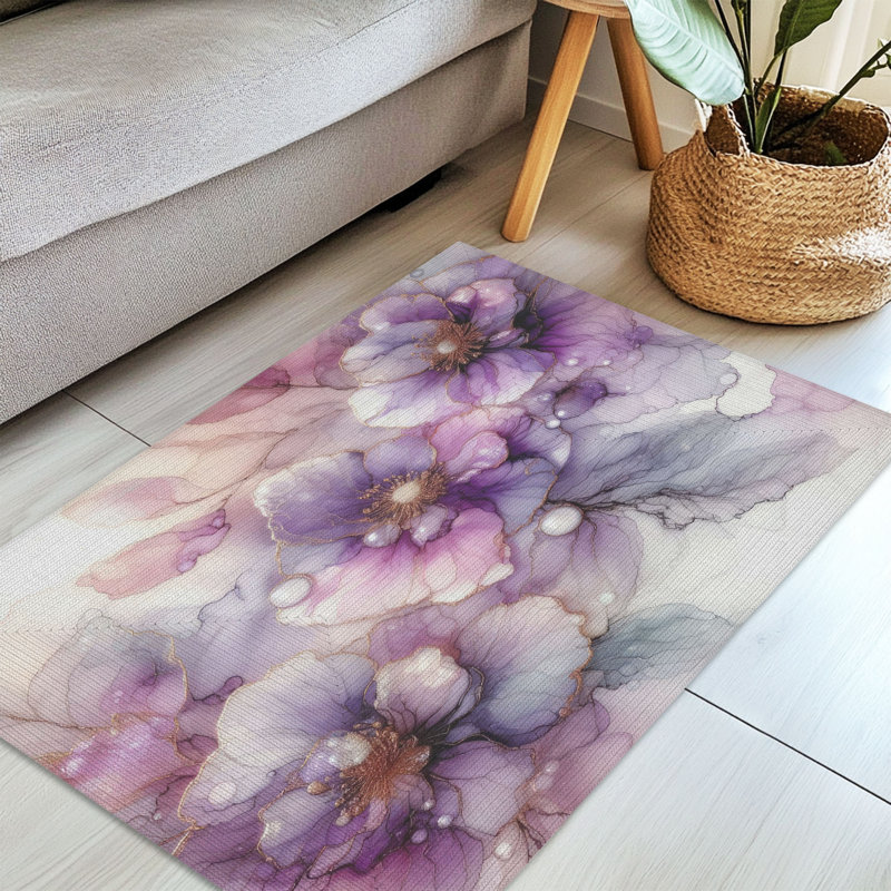 Tapis tressé Lilac Dream, Rectangulaire 3 pi x 5 pi