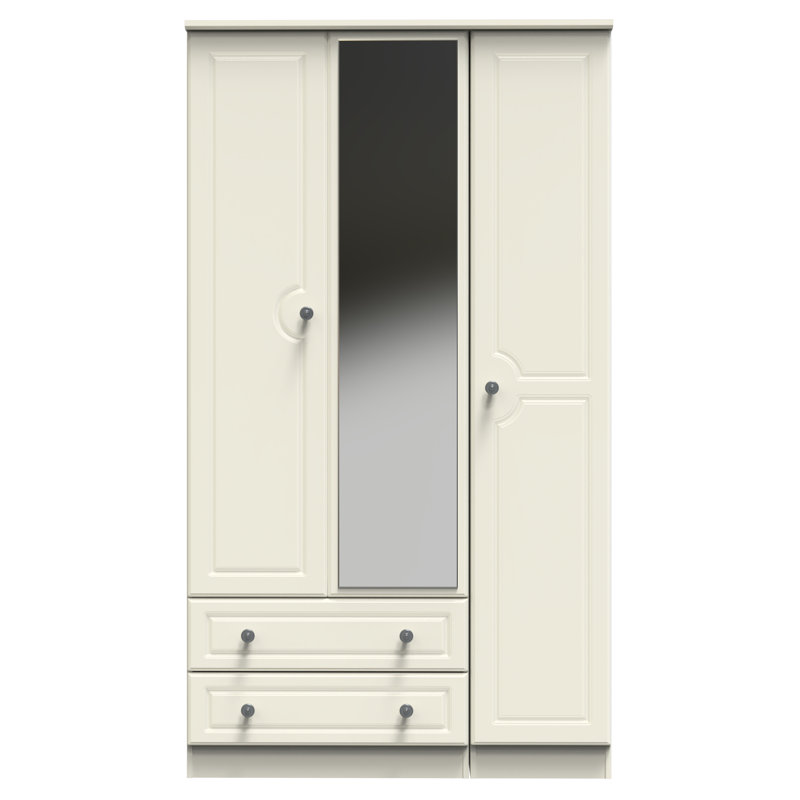 Adala Manufactured Wood Wardrobe, Cream Ash