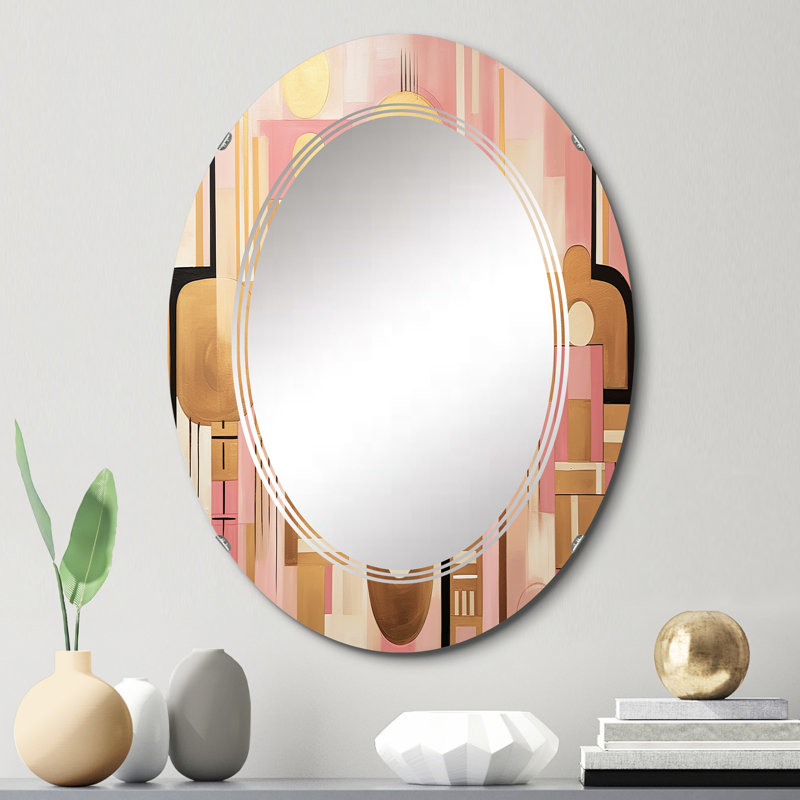 Moretaine Oval Mirror, 30" x 20"