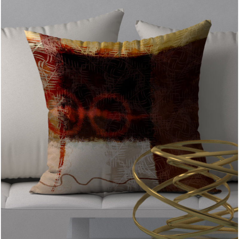 Housse de coussin carrée/insert, 20 po x 20 po