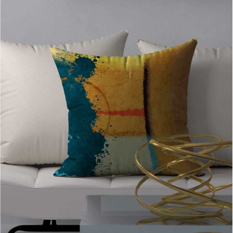  Housse et insert de coussin décoratif Famous, 24" X 24"