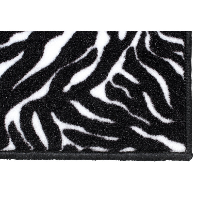 Tapis imprimé animal - beauté de zèbre, Tapis de couloir 2 pi x 46 pi