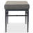 Ninette Linen And Metal Bench-1754265576