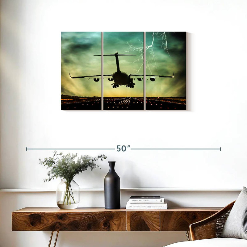Mehar Last Flight Plane, 20" H x 33" W