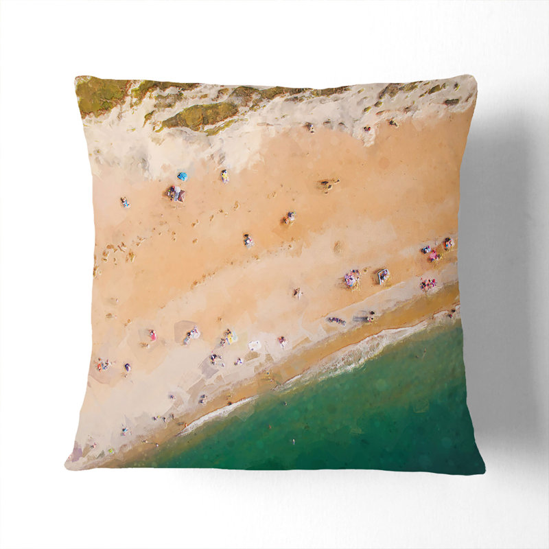 Square Throw Cushion, 40cm H x 40cm W x 15cm D