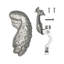 Heurtoir de porte paon-69581894