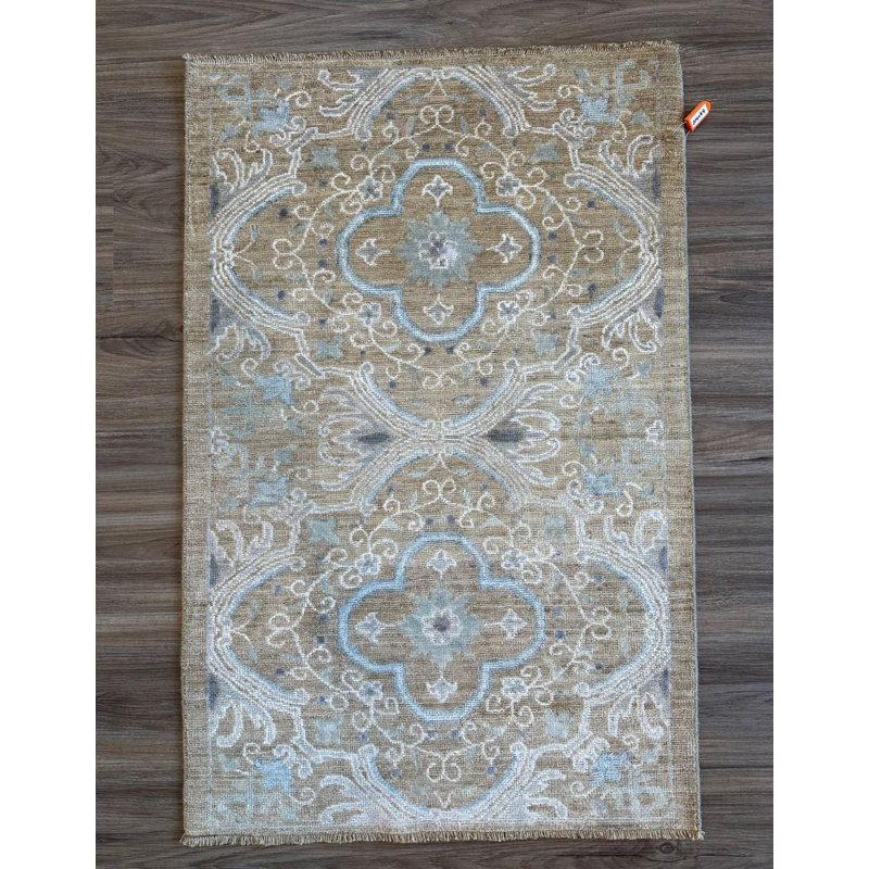 Tiny Knots Hand Woven Wool Area Rug
