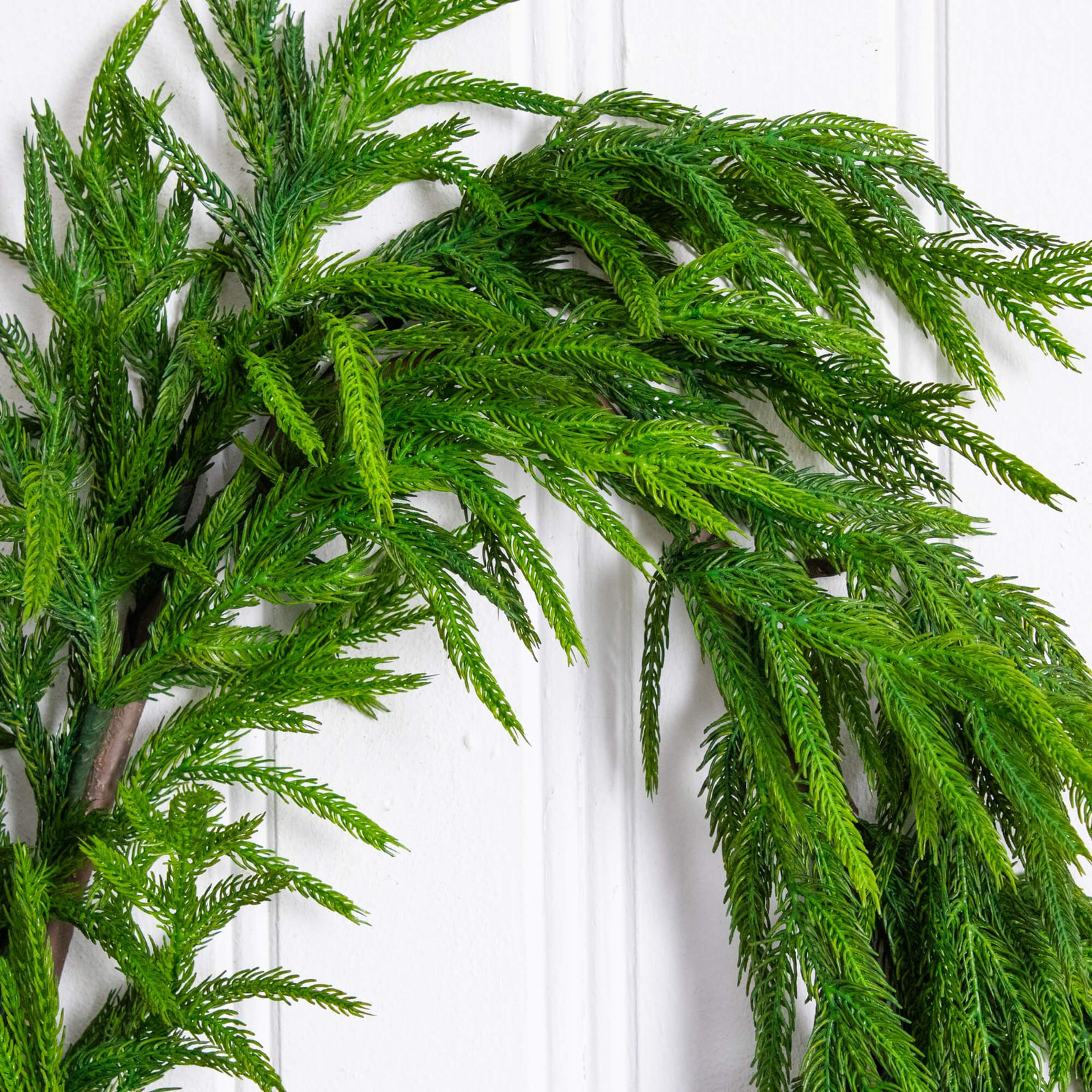 Norfolk Pine Christmas Garland, 15' L, Green