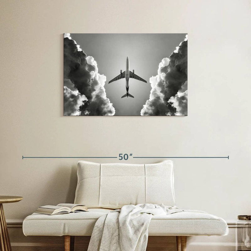 Mehar Plane, 24" H x 36" W