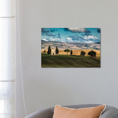 Italy, Tuscany. Chapel 1 Piece Wrapped Canvas Wall Art