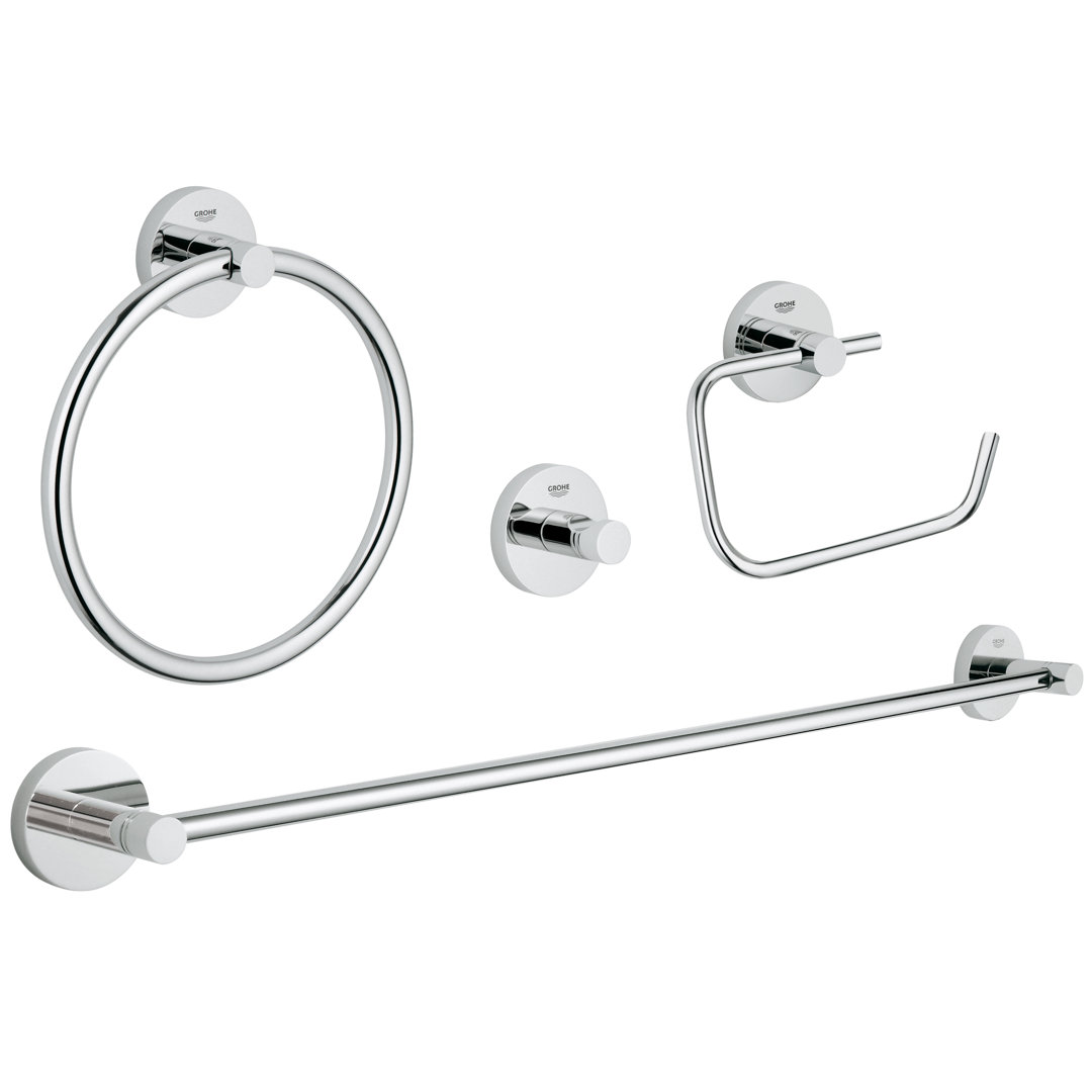 Essentials 4 Piece Bathroom Hardware Set GROHE 