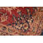 Tapis oriental rouge en laine noué à la main 8 pi 4 po x 9 pi 11 po Bahand