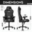 Fauteuil de jeu inclinable ergonomique Inbox Zero-1117889946