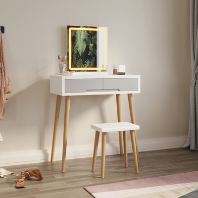 Bulah Dressing Table with Mirror