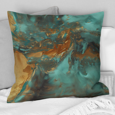 Coussin Whirling Waves I - Abstract Abstract