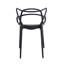 Chaise de salle à manger en plastique 4 pièces-334599944