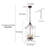 Mauricette 4 - Light Bronze Pendant