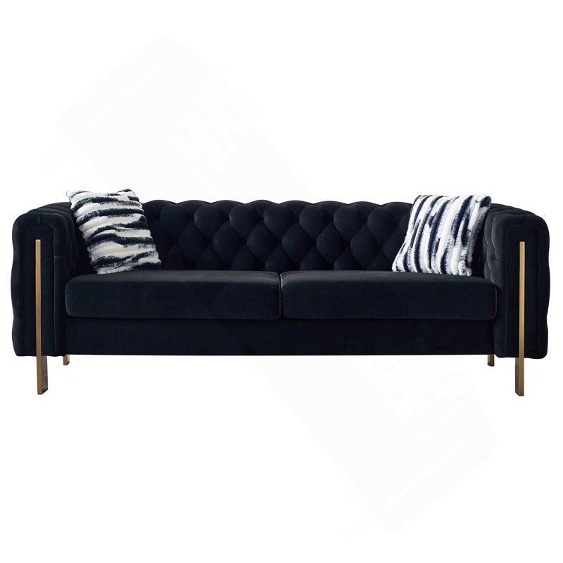 Canapé Chesterfield Chesterfield, Noir