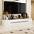 Extendable Media Console With Drawers