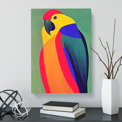 Parrot Abstract Vol.1 - Wrapped Canvas