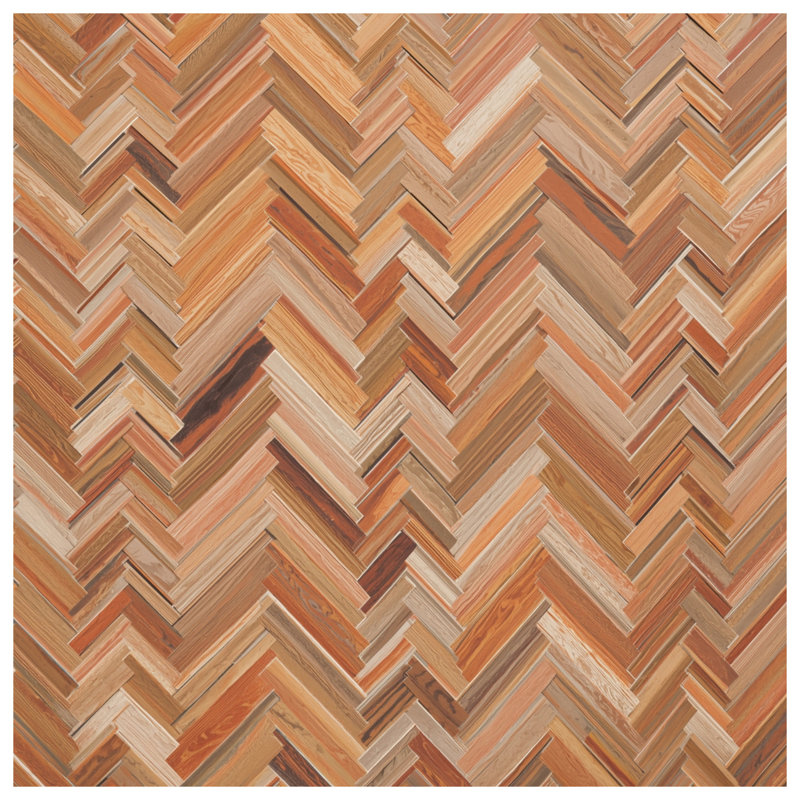 Rideaux de douche à chevrons en bois extra longs, L 70 po x H 93 po