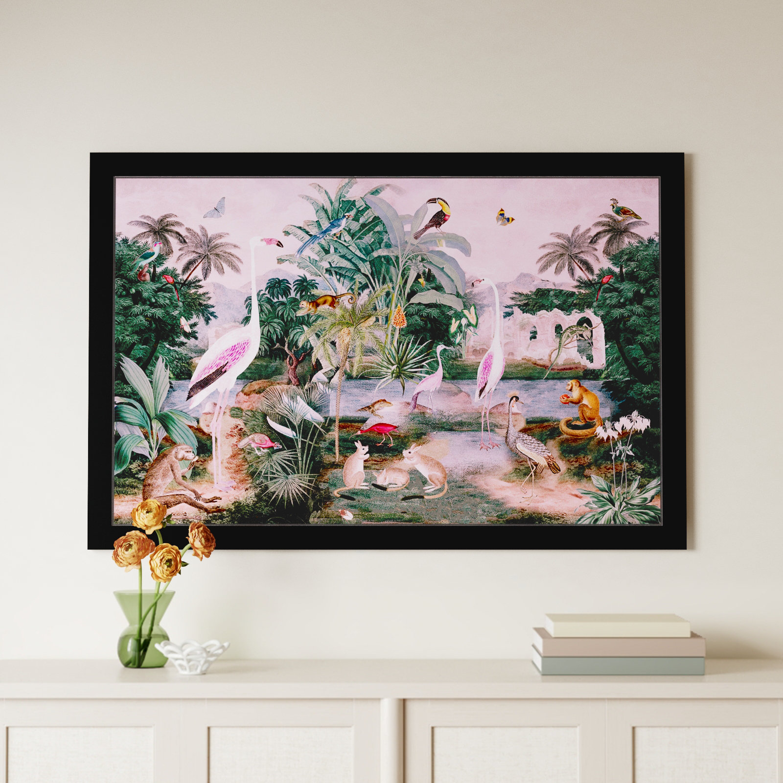 The One Place Day Painting, 36" H x 54" W x 0.5" D