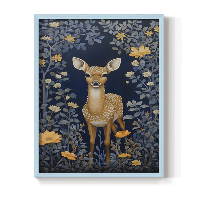"ANIMALS Series CDLxxiii", H 15 po x l 12 po, Bleu