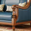 Causeuse en cuir véritable American Leather