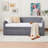 Upholstered Daybed Frame With Trundle, Sofa Bed For Bedroom Living Room Guest Room, Wood Slat Support-405372280