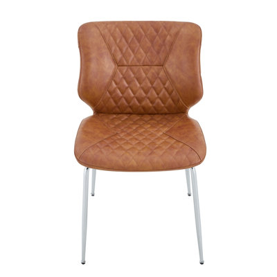 Diamond-Tufted High Back Upholstered Dining Room Chairs