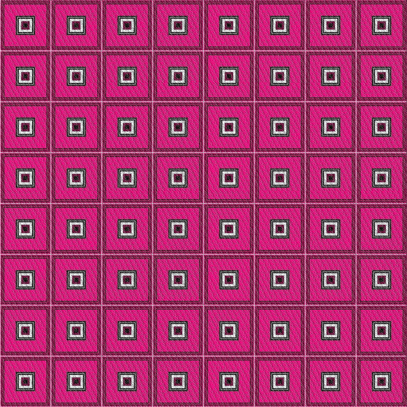 Tapis décoratif mauves à motifs, Carré 6 pi