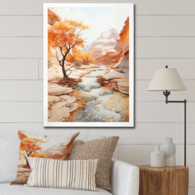 " Beige Peach Canyon Mirage "