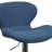 Nuttall Contemporary Vinyl Adjustable Barstool with Curved Back & Chrome Base-1713211056