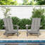 Chaises Adirondack modernes en PEHD toutes saisons-1477908056
