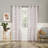 Coralie Global Medallion Semi-Sheer Grommet Curtain Panel-653036151