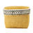Planter, Set of 2 Rectangular Basket Planters with Geometric Trim