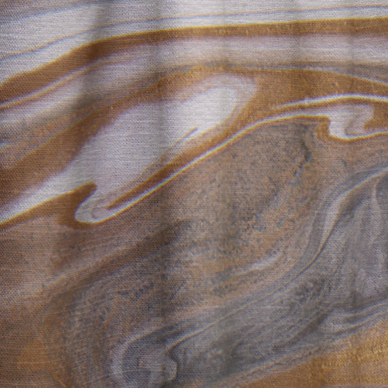 Univers en marbre noir et brun - Rideau en velours moderne - obscurcissant - 1 panneau, L 52 po x L 84 po