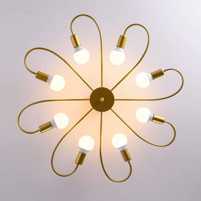 Azeriah 8-Light 84cm Semi Flush Mount