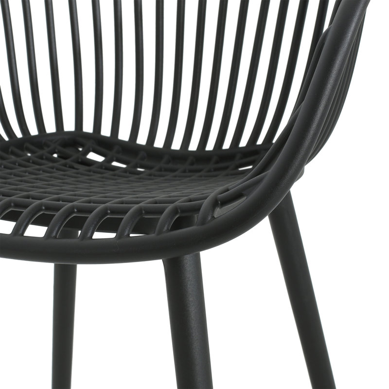 Chaise Mykonos (ensemble de 2), Noir
