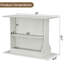 Table de bout l 32 po avec tablette pour le salon, table d'appoint en bois, table d'appoint Acception Room, bureau avec porte-revues.-117252400