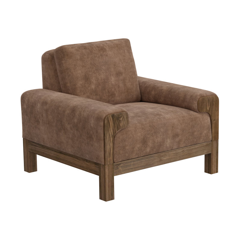 Structure et base en bois, fauteuil