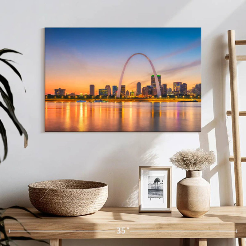 Nicci St. Louis, coucher de soleil sur l'horizon, H 16 po x l 24 po