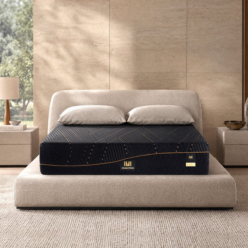 Grand matelas en mousse viscoélastique gélifiée 14 po avec housse Ice-Tech, 14", Queen
