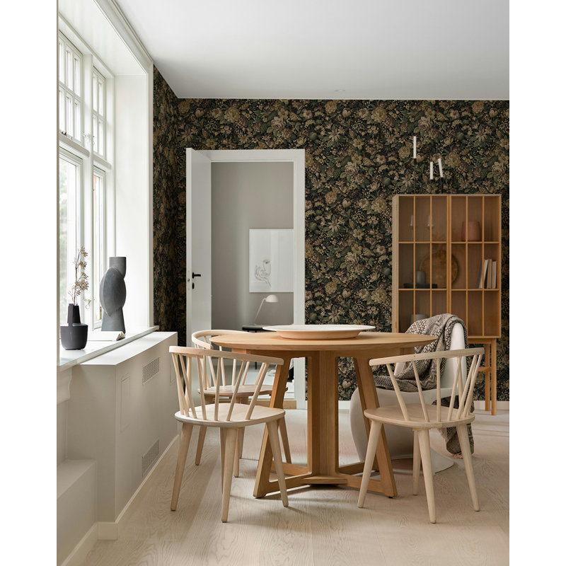 Vintage Bird Garden Peel And Stick Wallpaper