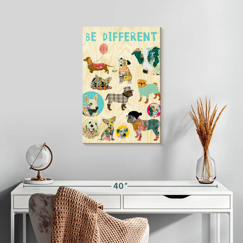 Ashelle Kids Dogs différent, H 24 po x l 16 po